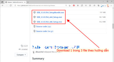Sep Browser Hướng dẫn cài đặt phần mềm SEB (Safe Exam Browser) để kiểm tra và thi ...